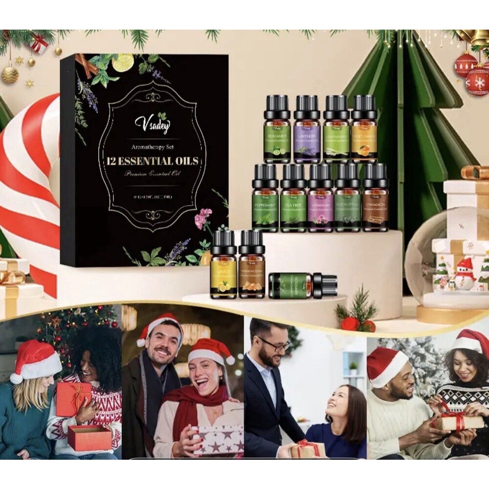 Humidifier Essential Oil Set -12 * 10 ml Aroma Autumn and Winter Fragrant